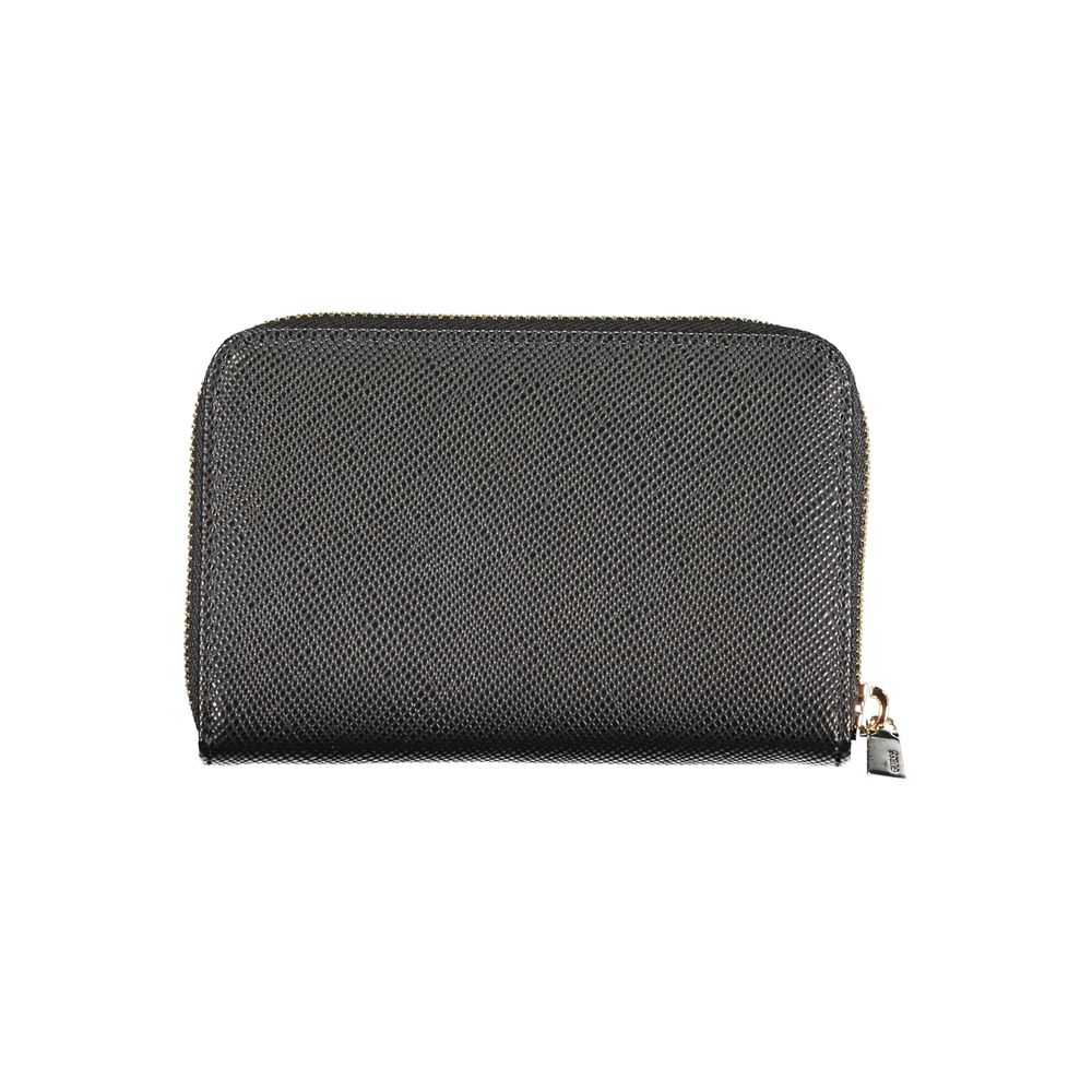 Guess Jeans Nero Poliuretano Women Wallet | Regal Royce