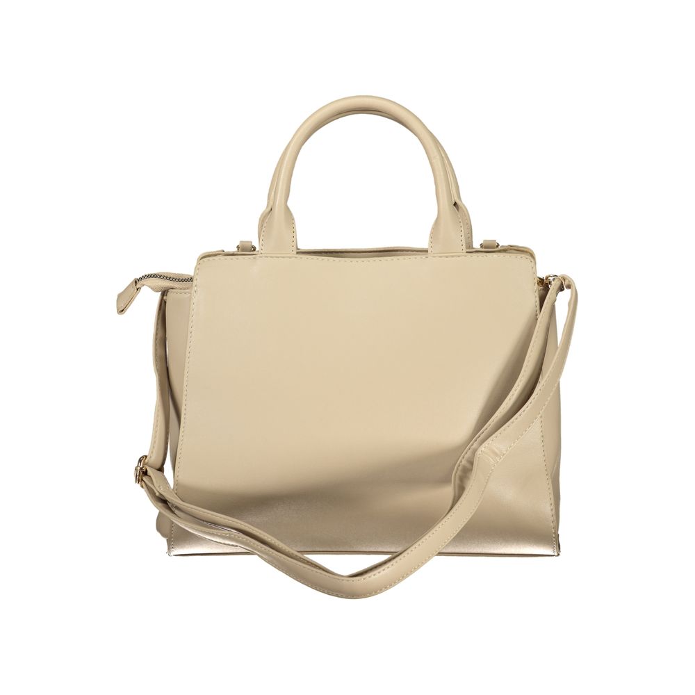 Laura Biagiotti Beige PVC Women Handbag | Regal Royce
