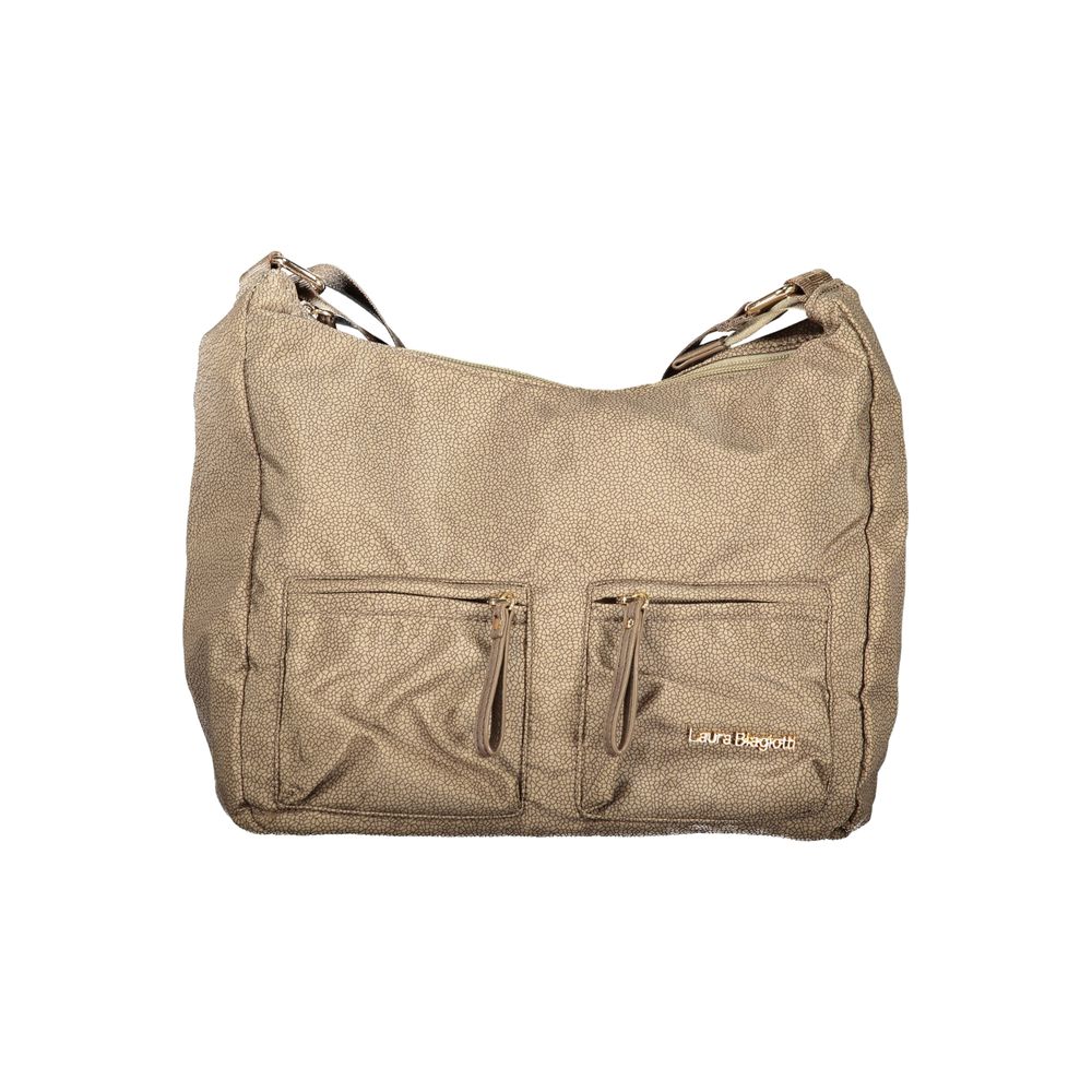 Laura Biagiotti Beige Polyester Women Handbag | Regal Royce