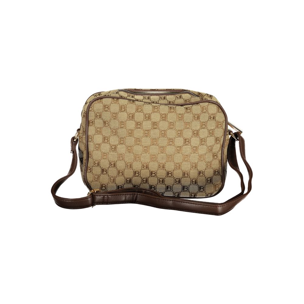 Laura Biagiotti Beige Polyester Women's Shoulder Bag | Regal Royce