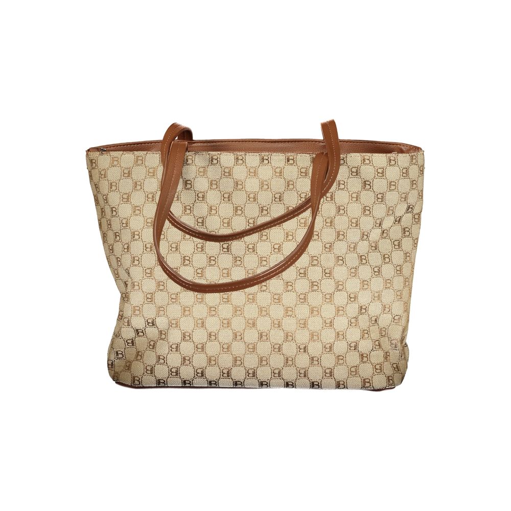 Laura Biagiotti Beige Polyester Women Handbag | Regal Royce