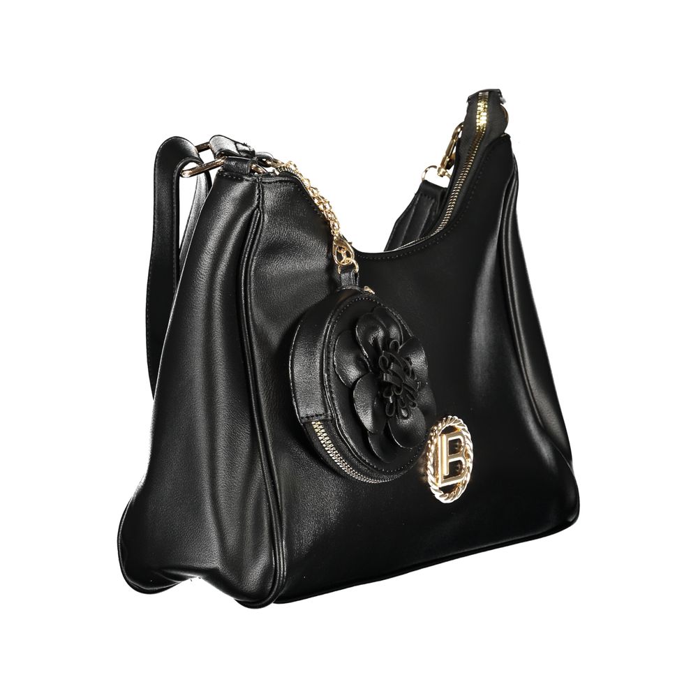 Laura Biagiotti Nero PVC Women Handbag | Regal Royce