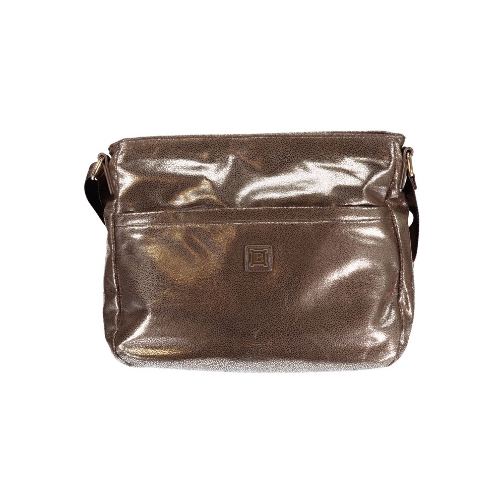Laura Biagiotti Bronzo Polyester Women Handbag | Regal Royce