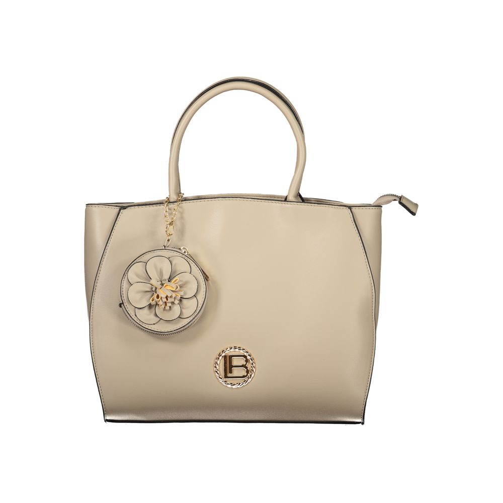 Laura Biagiotti Beige PVC Women Handbag | Regal Royce