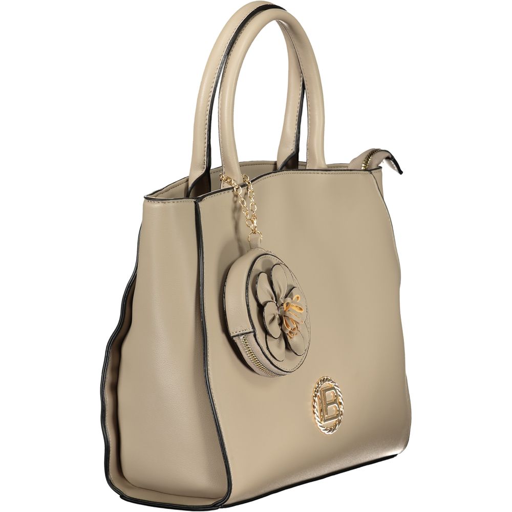 Laura Biagiotti Beige PVC Women Handbag | Regal Royce