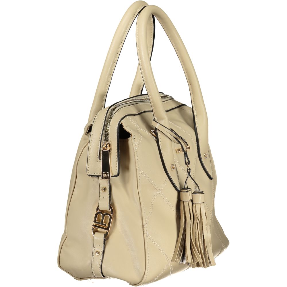 Laura Biagiotti Beige PVC Women Handbag | Regal Royce