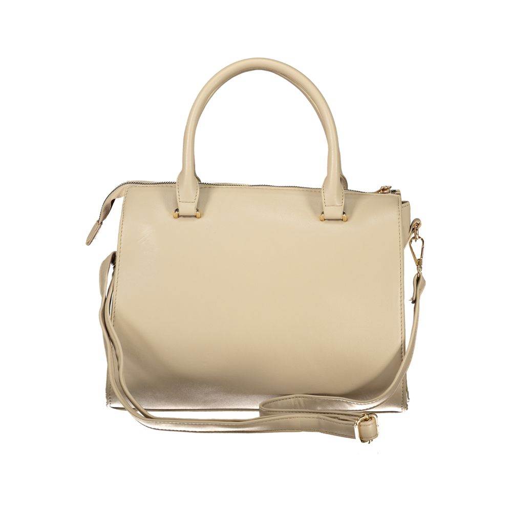 Laura Biagiotti Beige PVC Women Handbag | Regal Royce