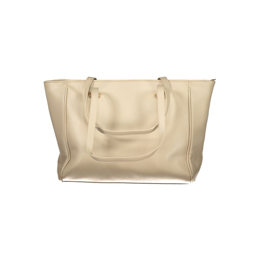 Laura Biagiotti Beige PVC Women Handbag | Regal Royce