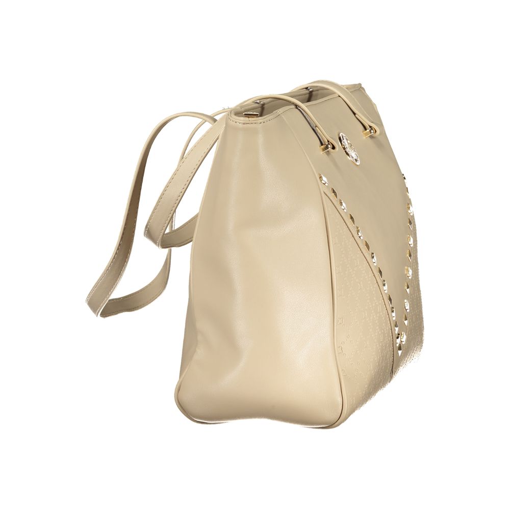 Laura Biagiotti Beige PVC Women Handbag