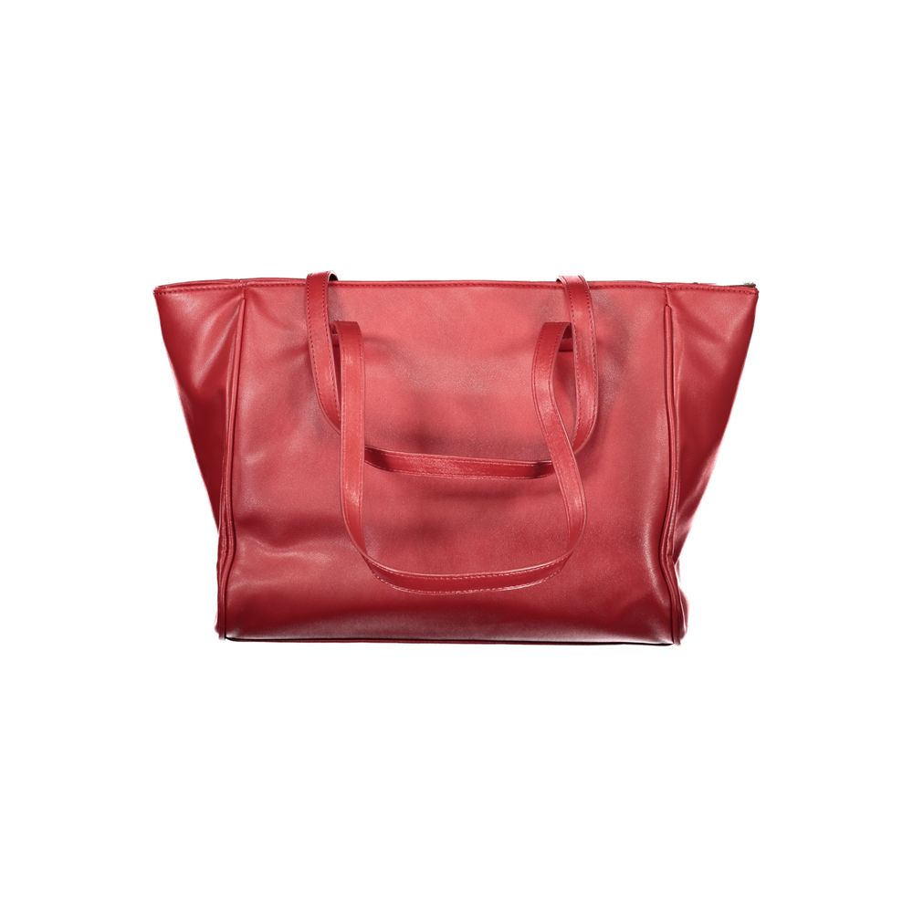 Laura Biagiotti Rosso PVC Women Handbag | Regal Royce
