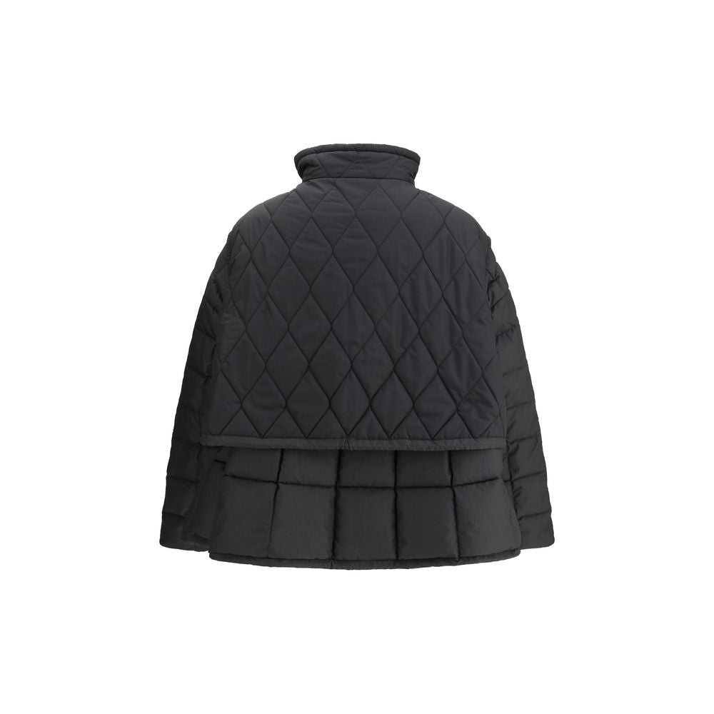 IENKI IENKI Black Nylon Jackets And Coat