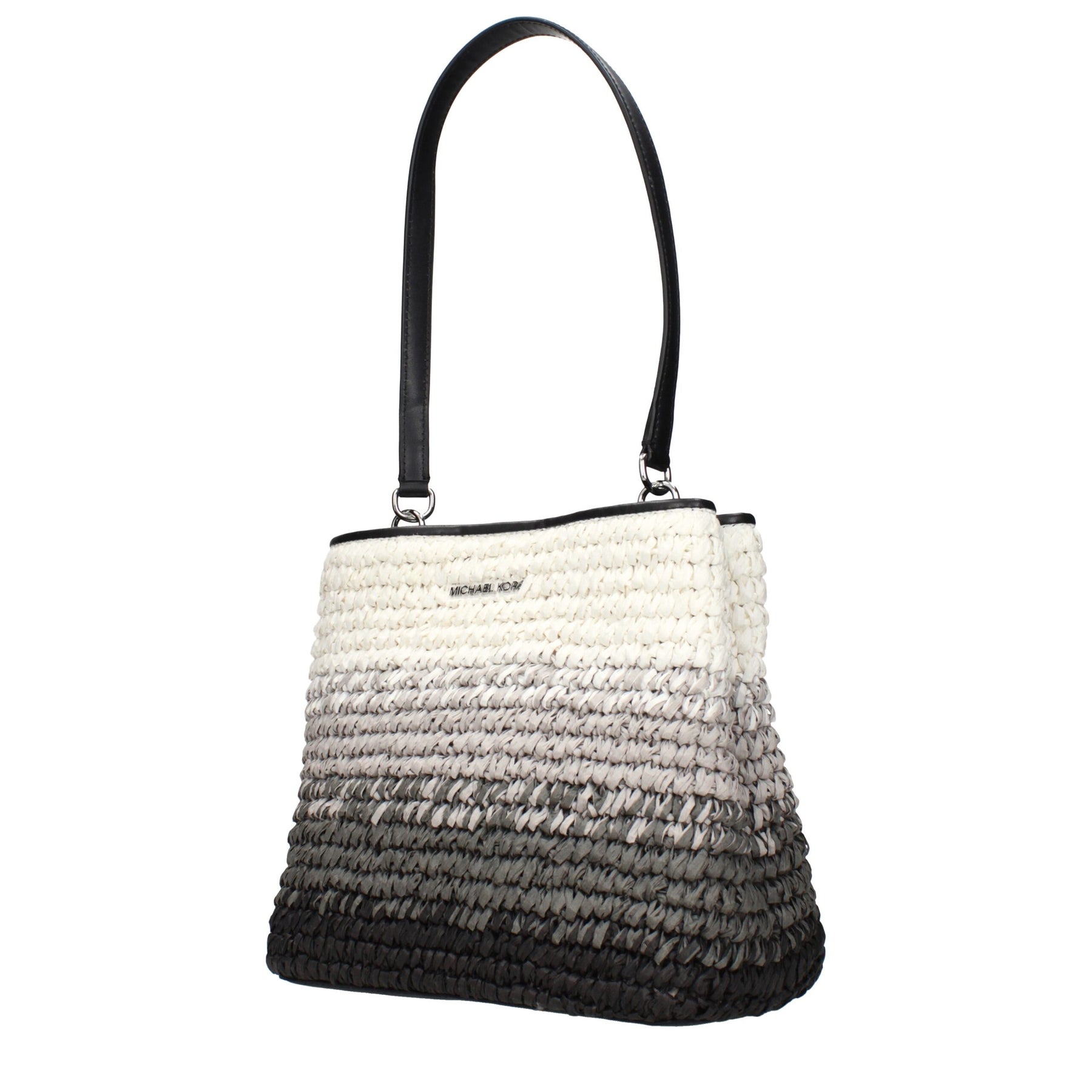 Michael Kors Black Raffia Shoulder Bag | Regal Royce