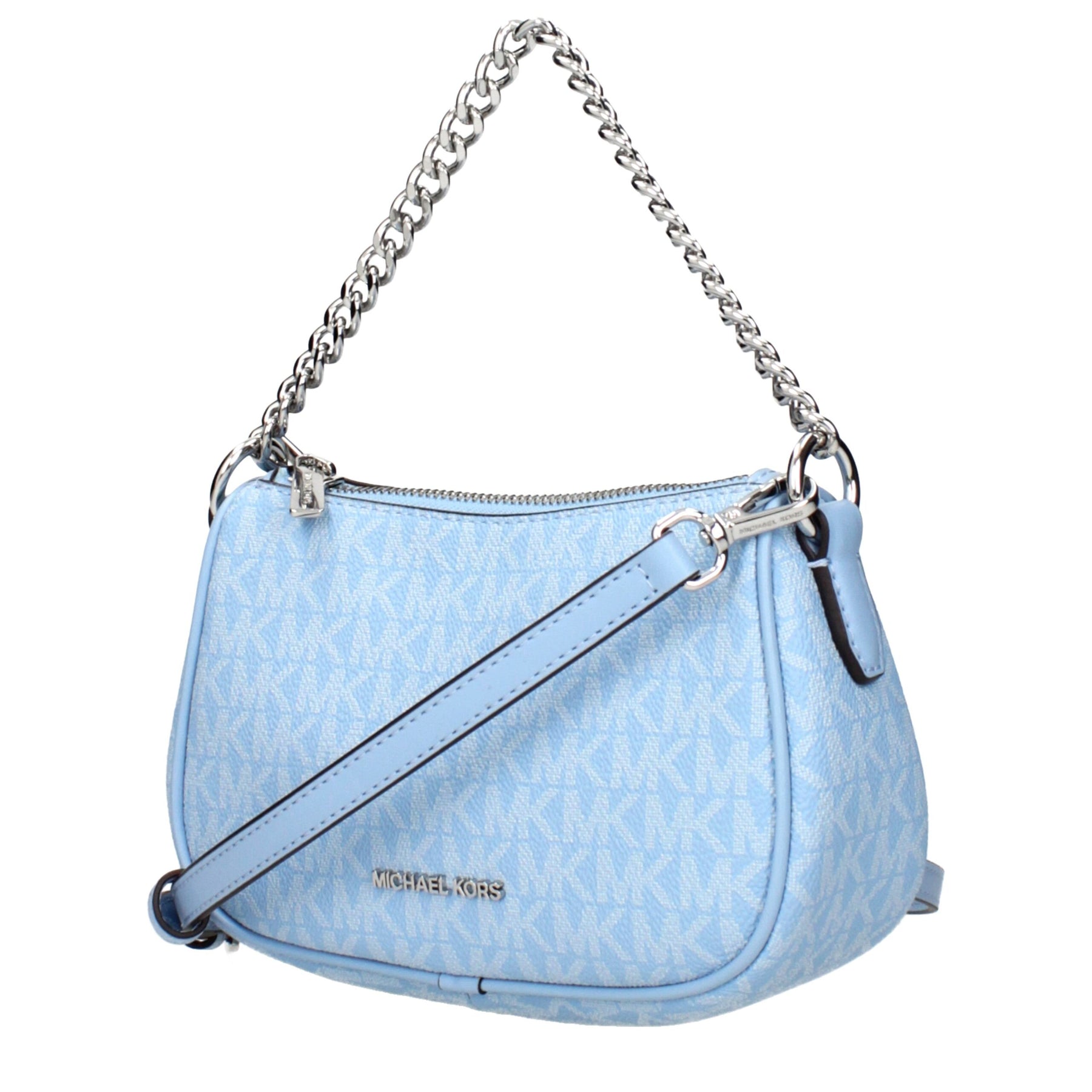 Michael Kors Light Blue Fabric Handbag | Regal Royce