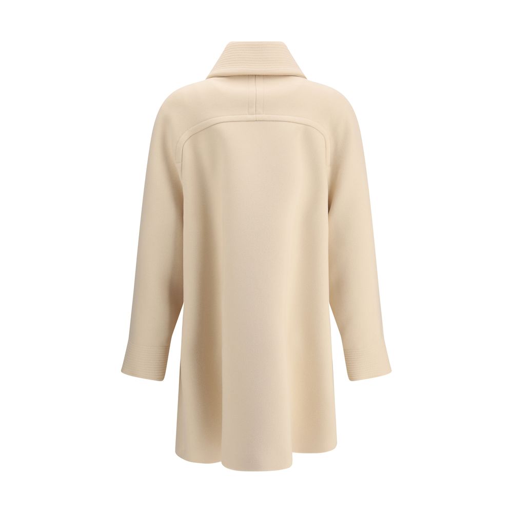 Valentino Cream Fleece Wool Coat | Regal Royce