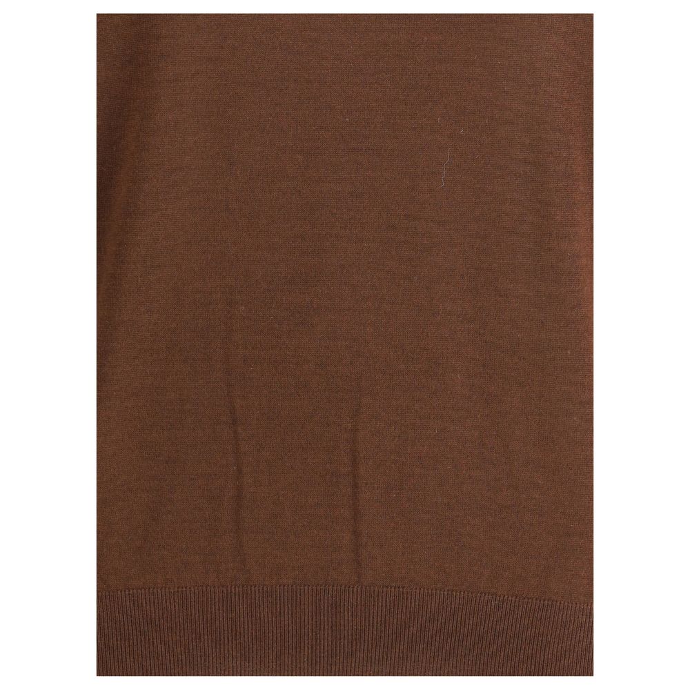 Saint Laurent Brown Cashmere Turtleneck | Regal Royce