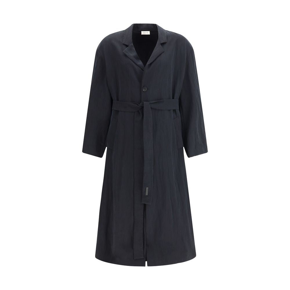 Fear Of God Black Lyocell Coat | Regal Royce