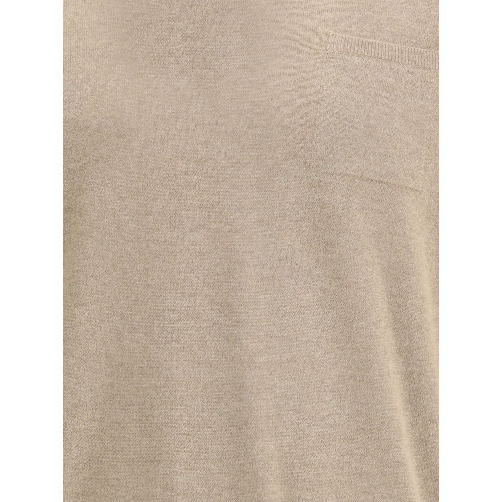 Ferragamo Beige Fleece Wool Sweatshirt | Regal Royce