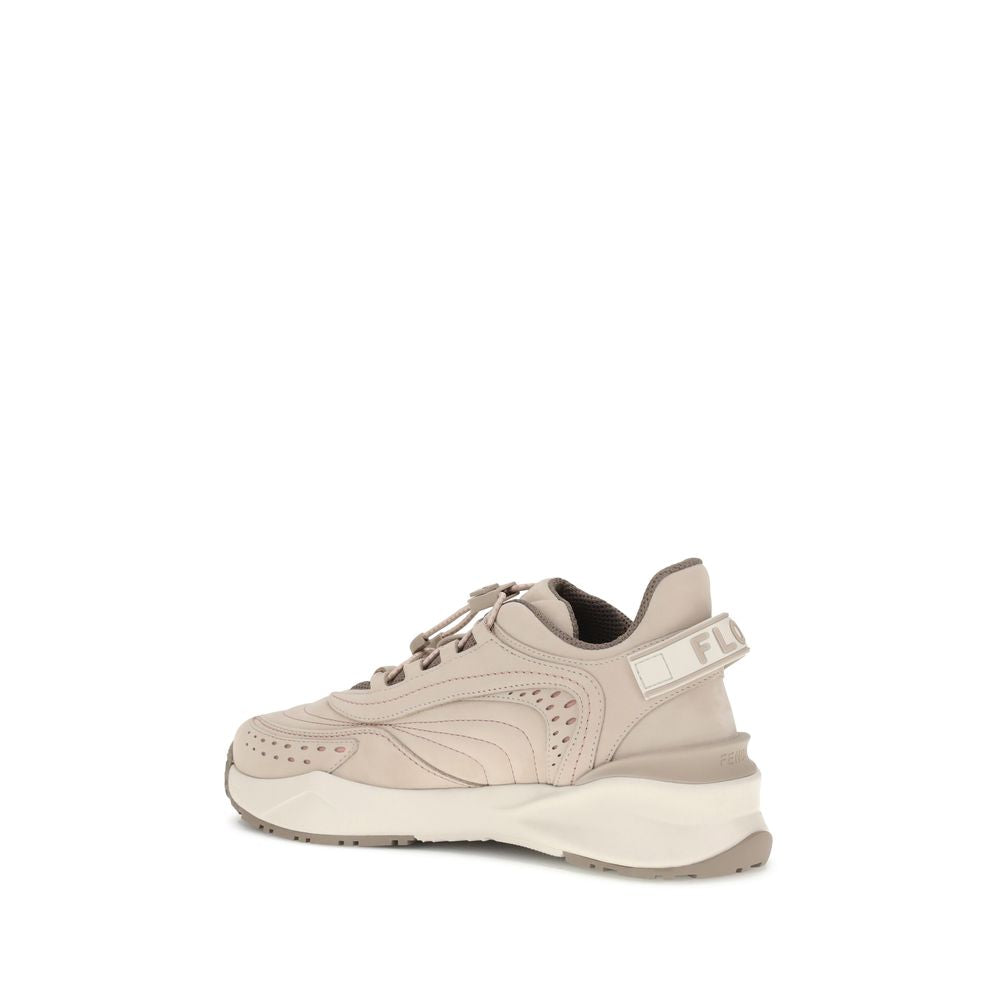 Fendi Cream Rubber Athletic Sneakers | Regal Royce