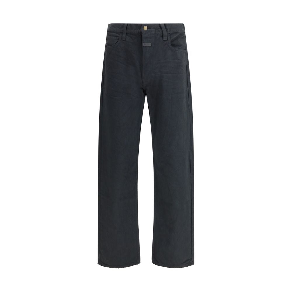 Fear Of God Black Cotton Straight-Leg Jeans | Regal Royce