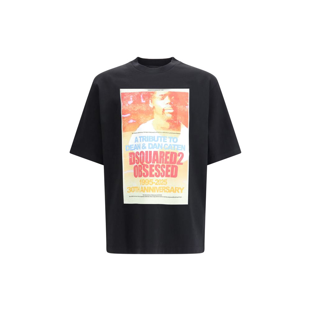 Dsquared² Black Cotton T-Shirt | Regal Royce