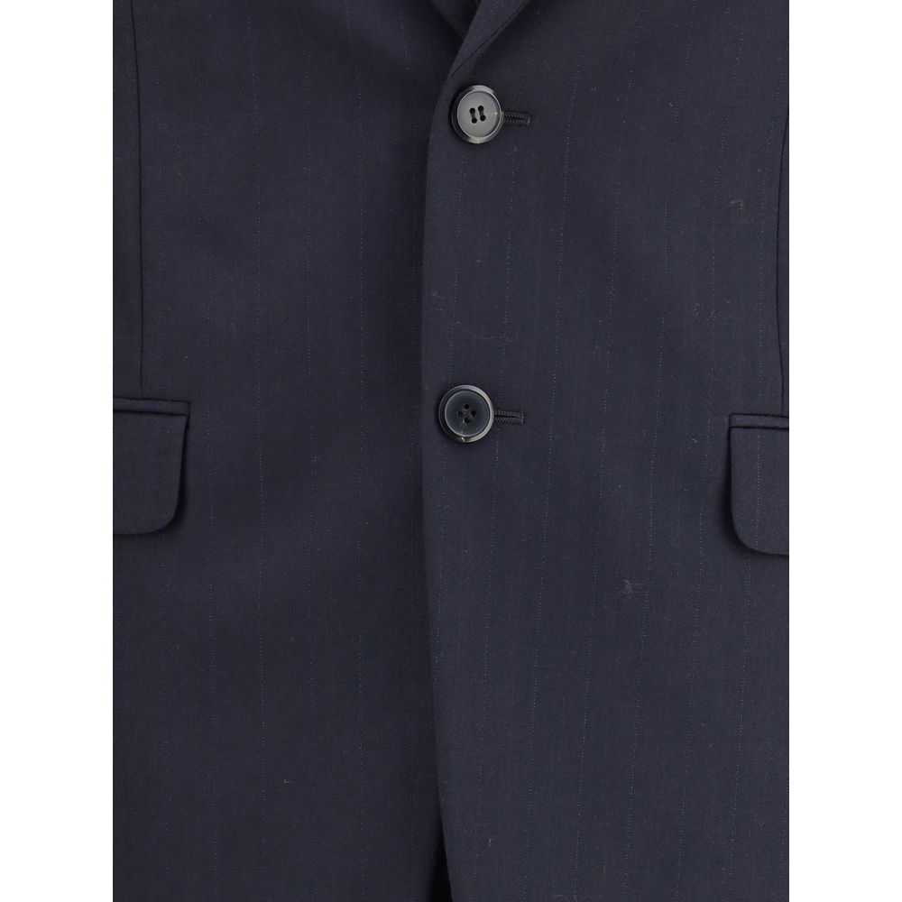 Prada Blue Fleece Wool Two-Piece Suit | Regal Royce