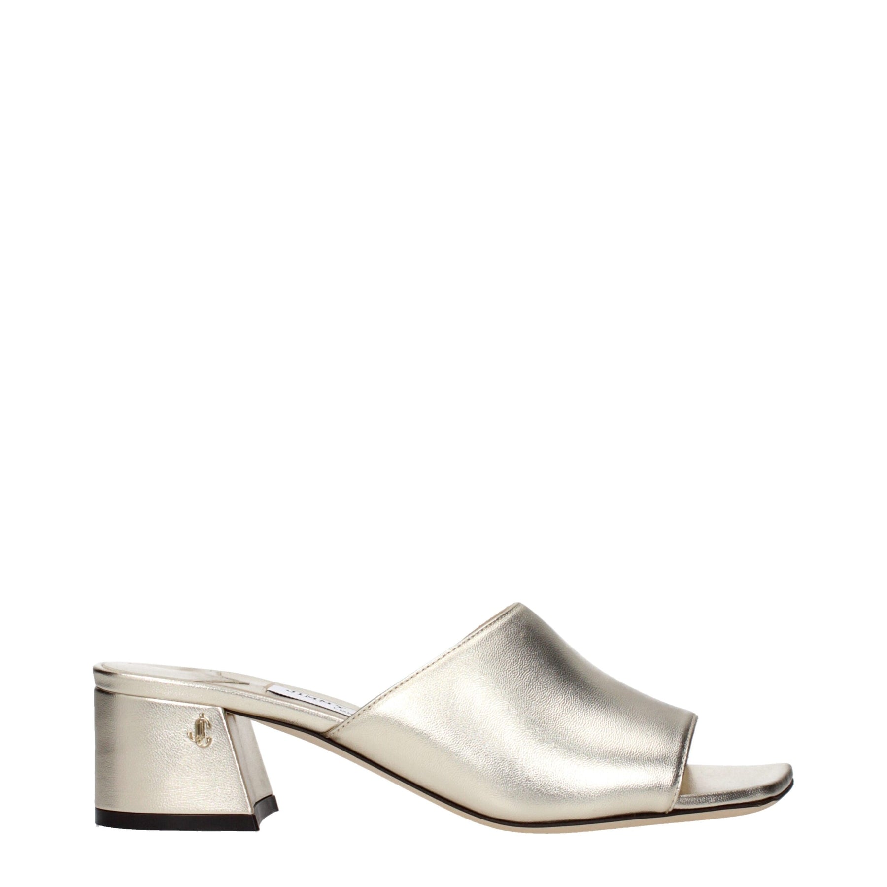 Jimmy Choo Gold Leather Platform Sandals | Regal Royce