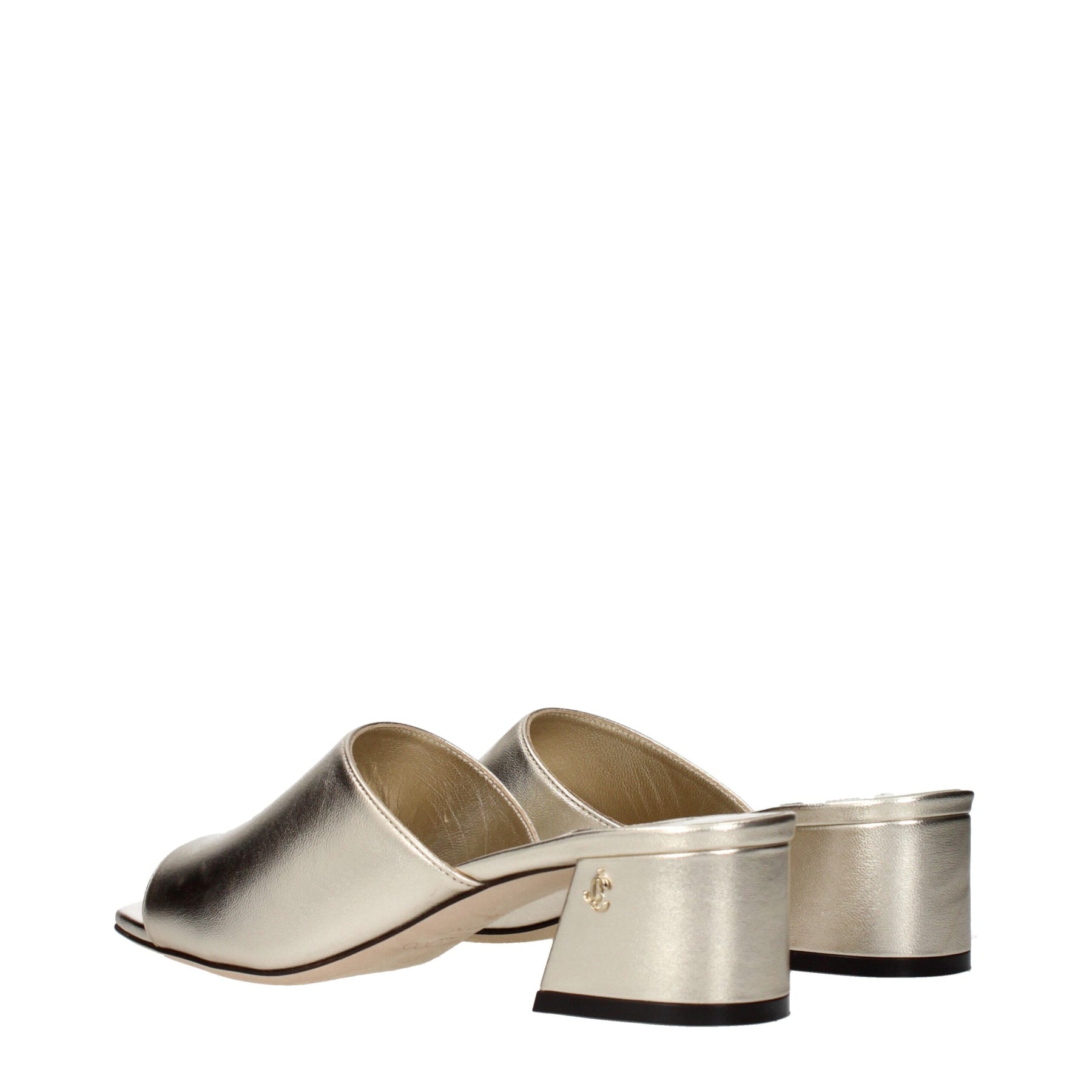 Jimmy Choo Gold Leather Platform Sandals | Regal Royce