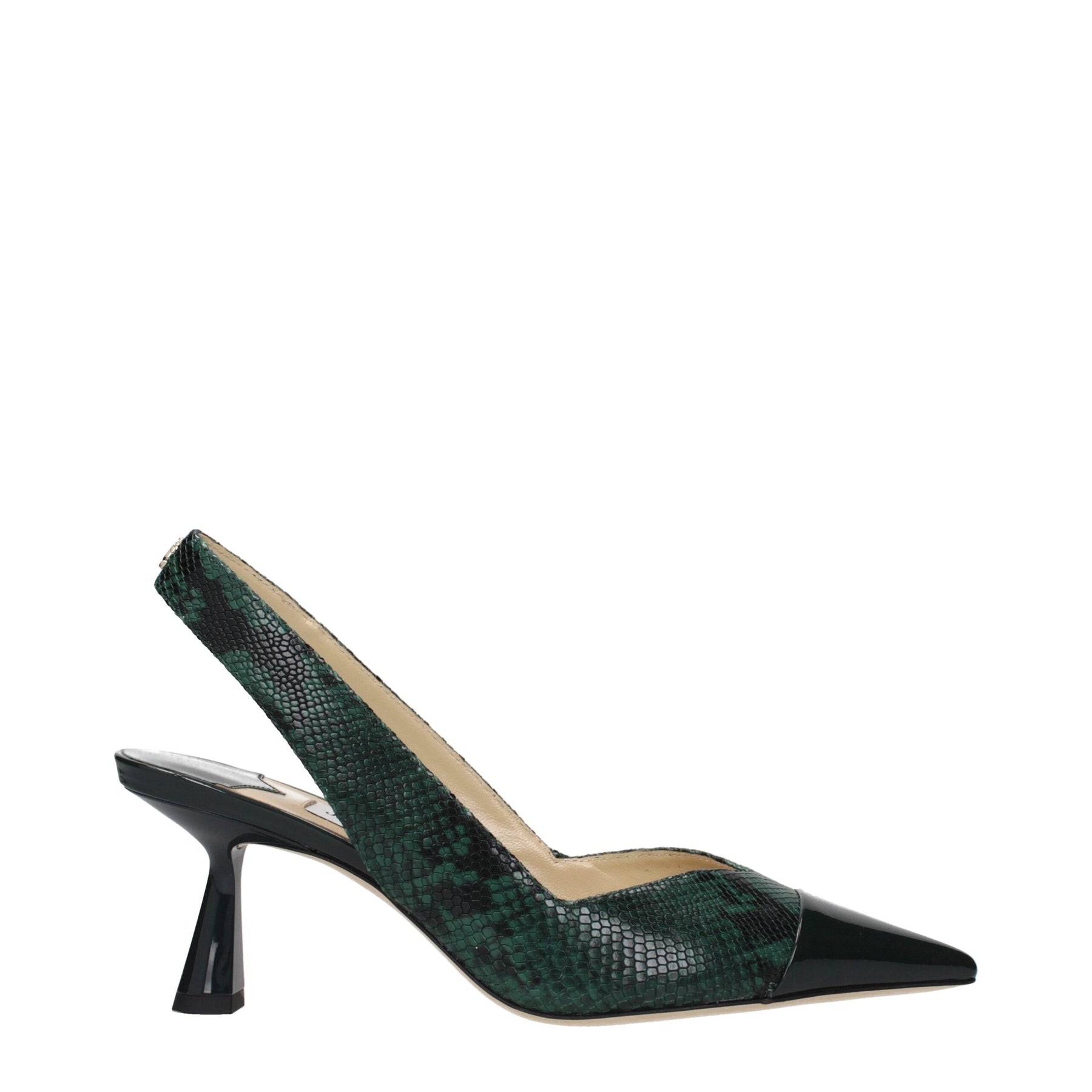 Jimmy Choo Green Leather High Heel Pumps | Regal Royce