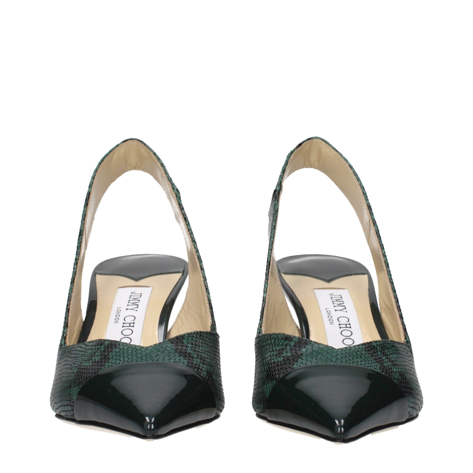 Jimmy Choo Green Leather High Heel Pumps | Regal Royce