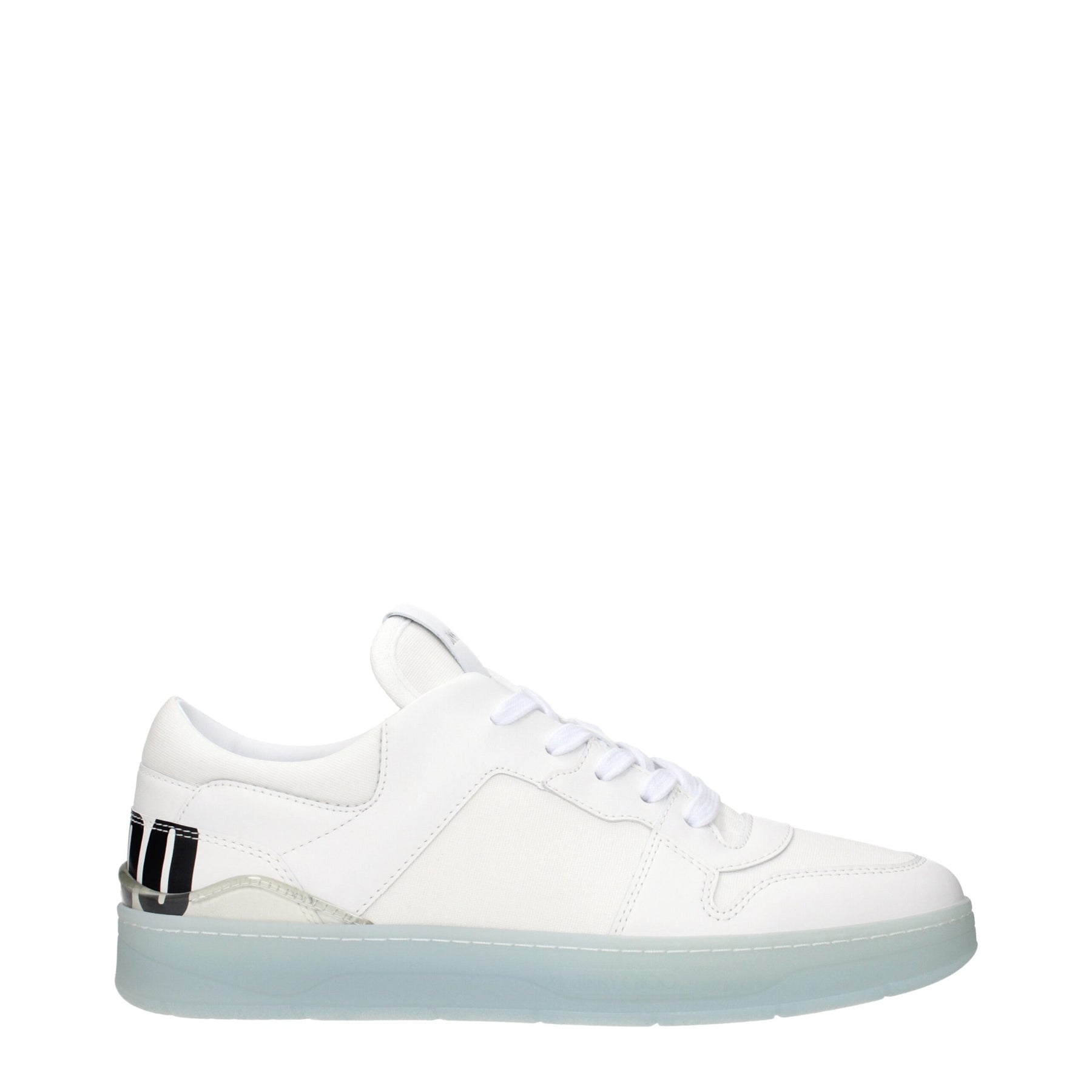 Jimmy Choo White Leather Low Top Sneakers | Regal Royce