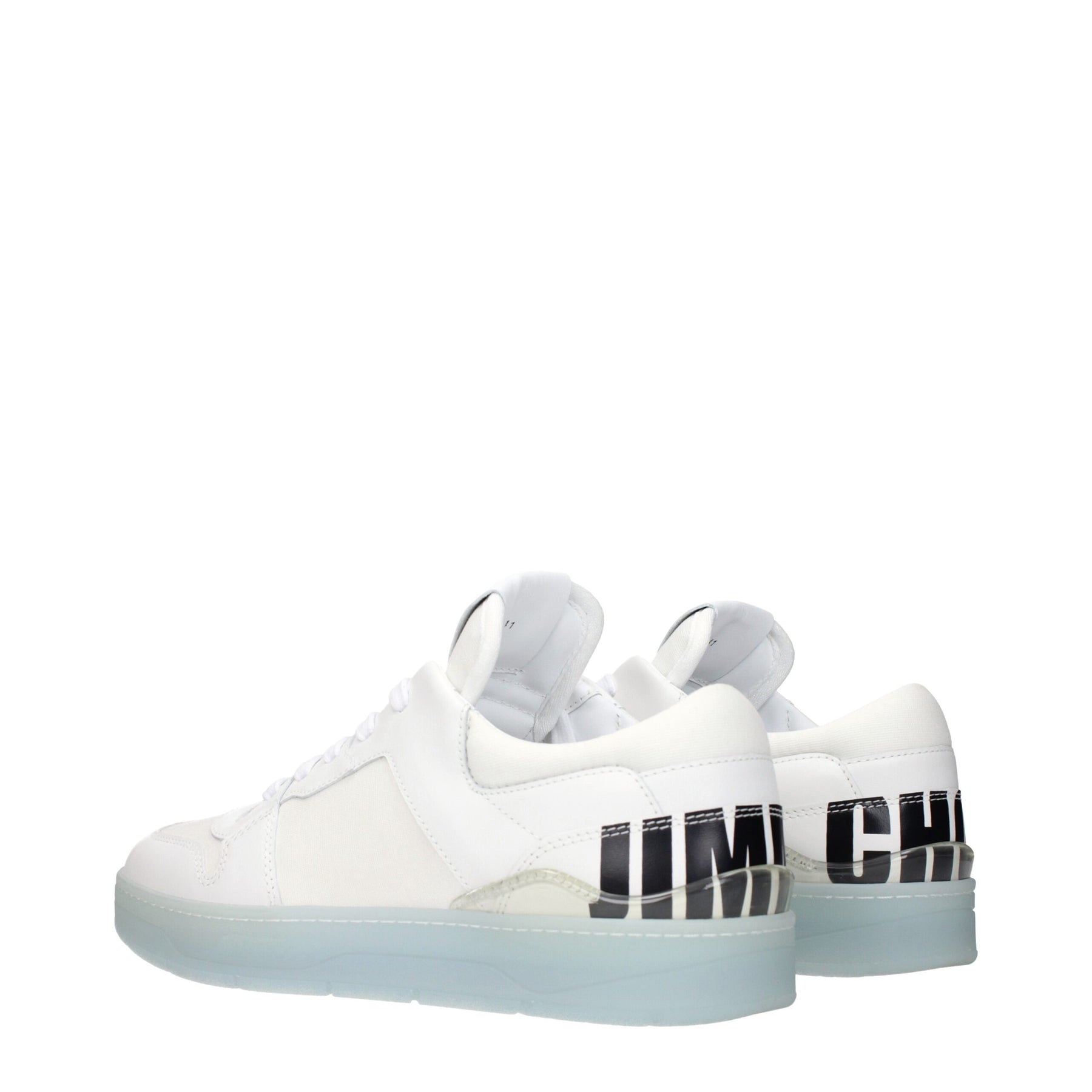 Jimmy Choo White Leather Low Top Sneakers | Regal Royce