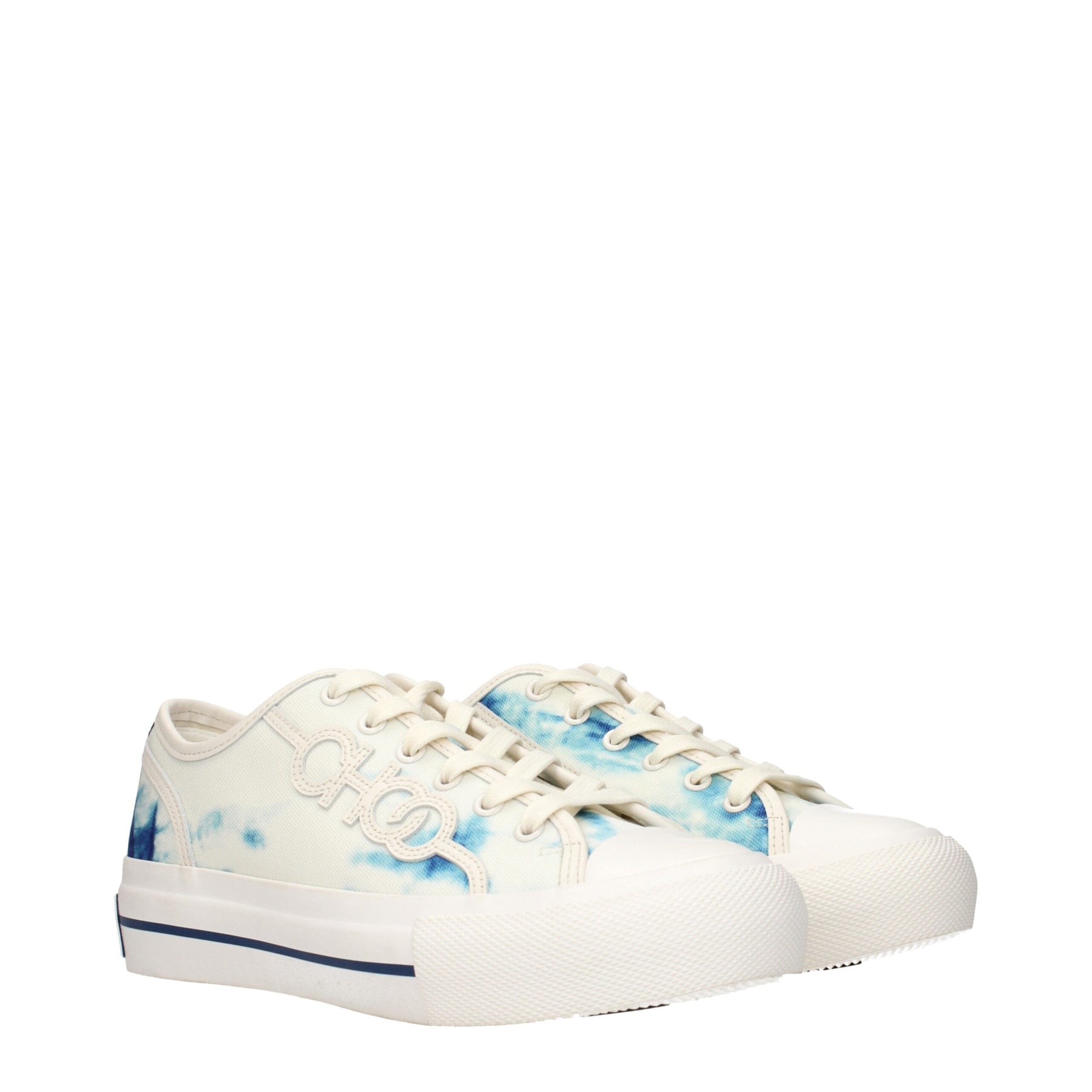 Jimmy Choo Beige Fabric Low Top Sneakers | Regal Royce
