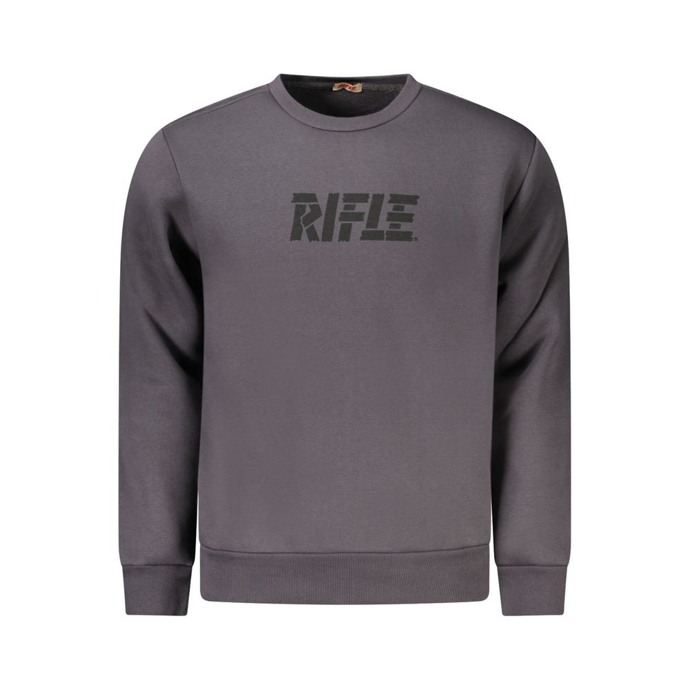 Rifle Gray Cotton Men Sweatshirt | Regal Royce