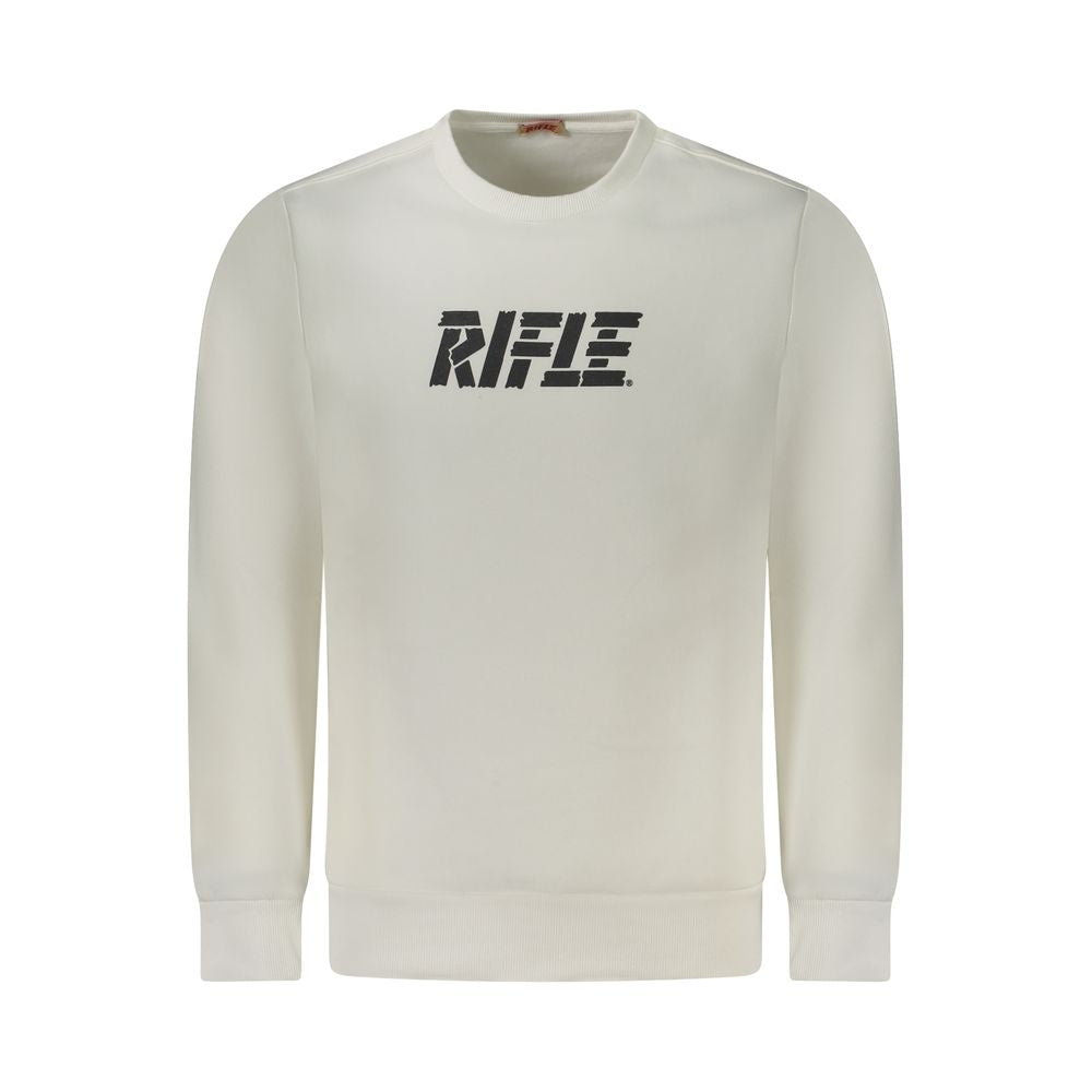 Rifle White Cotton Men Sweatshirt | Regal Royce
