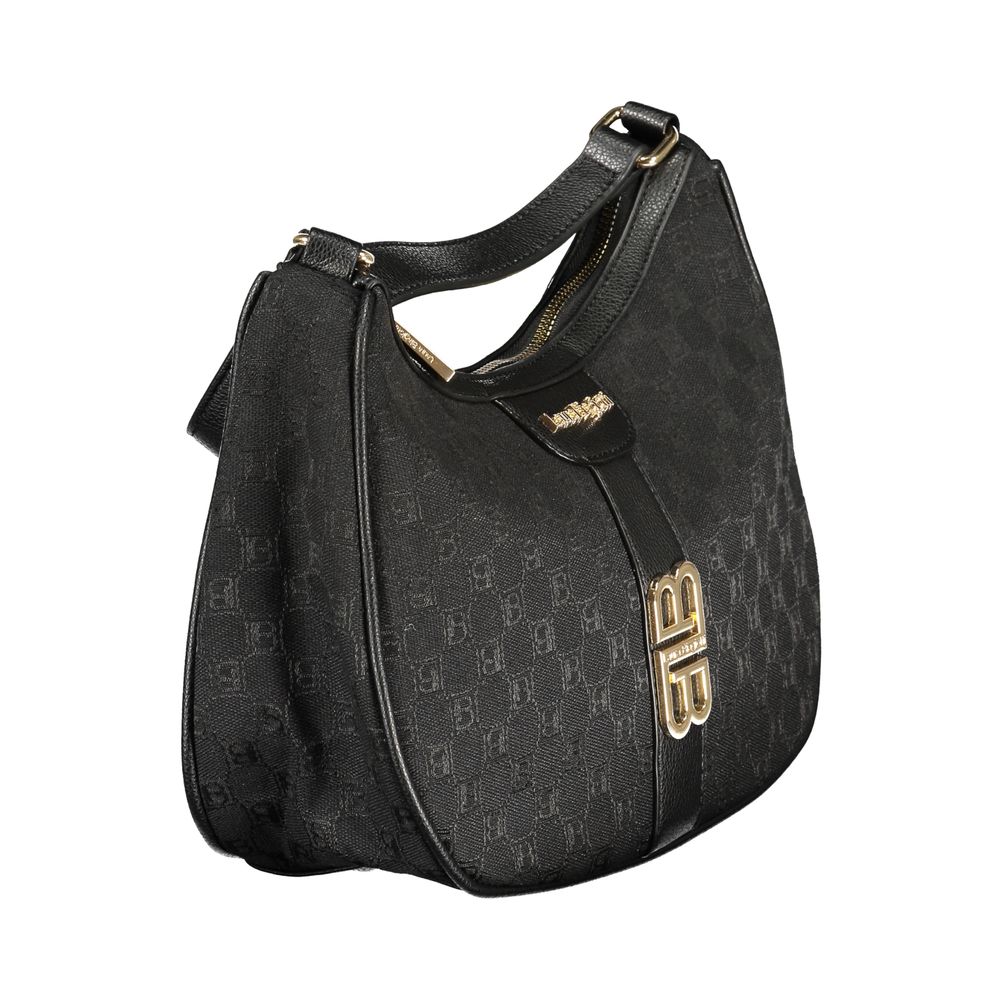 Laura Biagiotti Black Polyester Women Handbag | Regal Royce