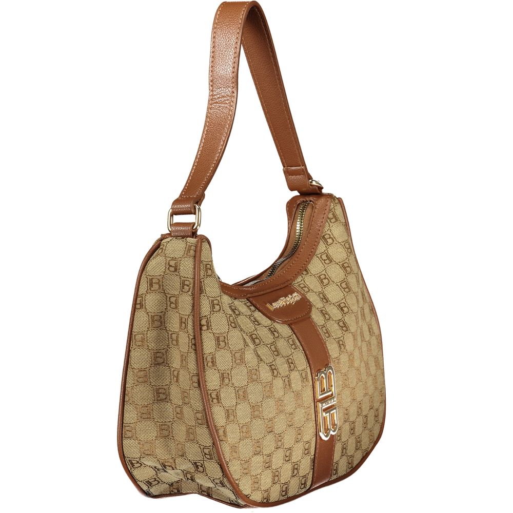 Laura Biagiotti Beige Polyester Women Handbag | Regal Royce