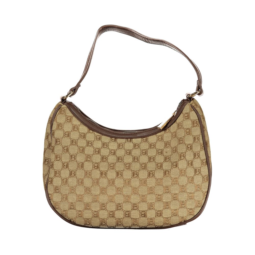 Laura Biagiotti Beige Polyester Women Handbag | Regal Royce