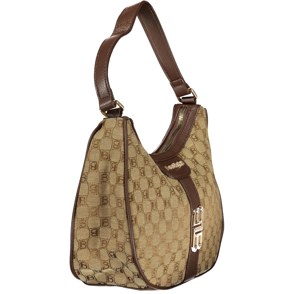Laura Biagiotti Beige Polyester Women Handbag | Regal Royce