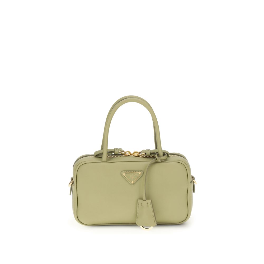 Prada Bicolor Calf Leather Bos Taurus Handbag | Regal Royce