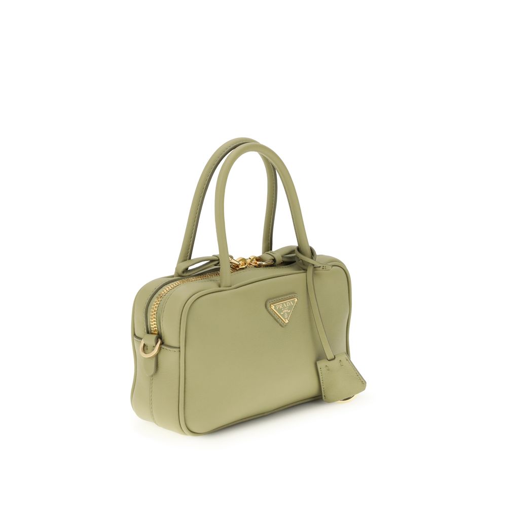 Prada Bicolor Calf Leather Bos Taurus Handbag | Regal Royce