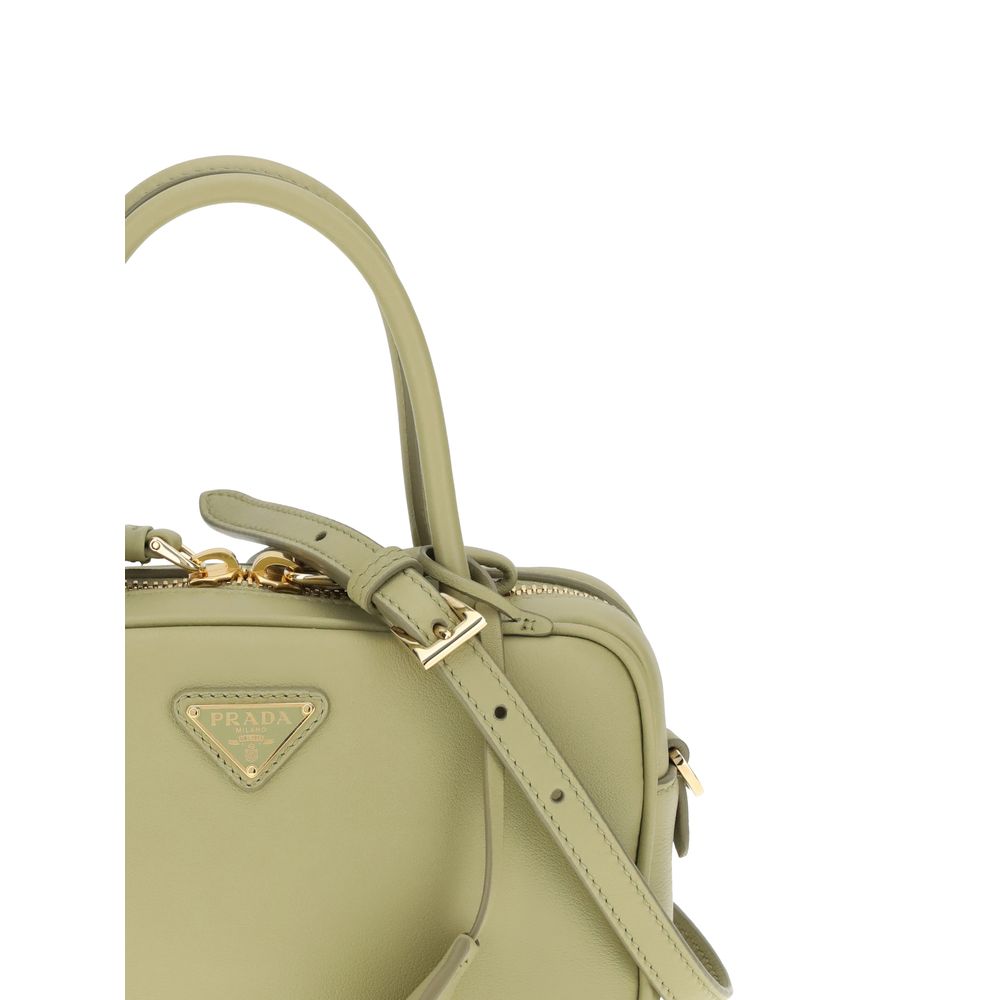 Prada Bicolor Calf Leather Bos Taurus Handbag | Regal Royce
