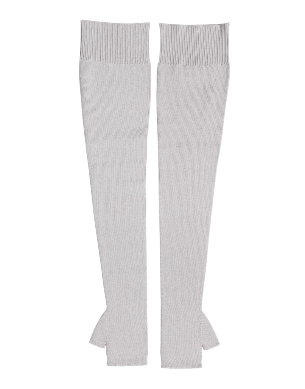 Dolce & Gabbana Gray Virgin Wool Knitted Fingerless Men Gloves