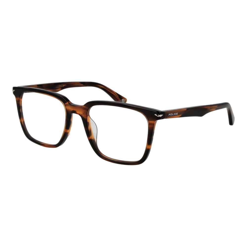 Police Brown Cellulose Acetate Glasses (Frames)