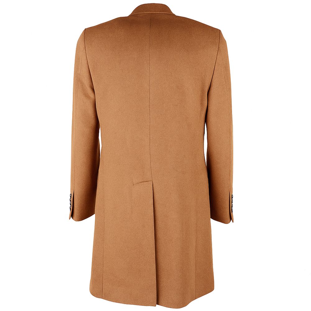 Made in Italy Camel Wool Men's Coat