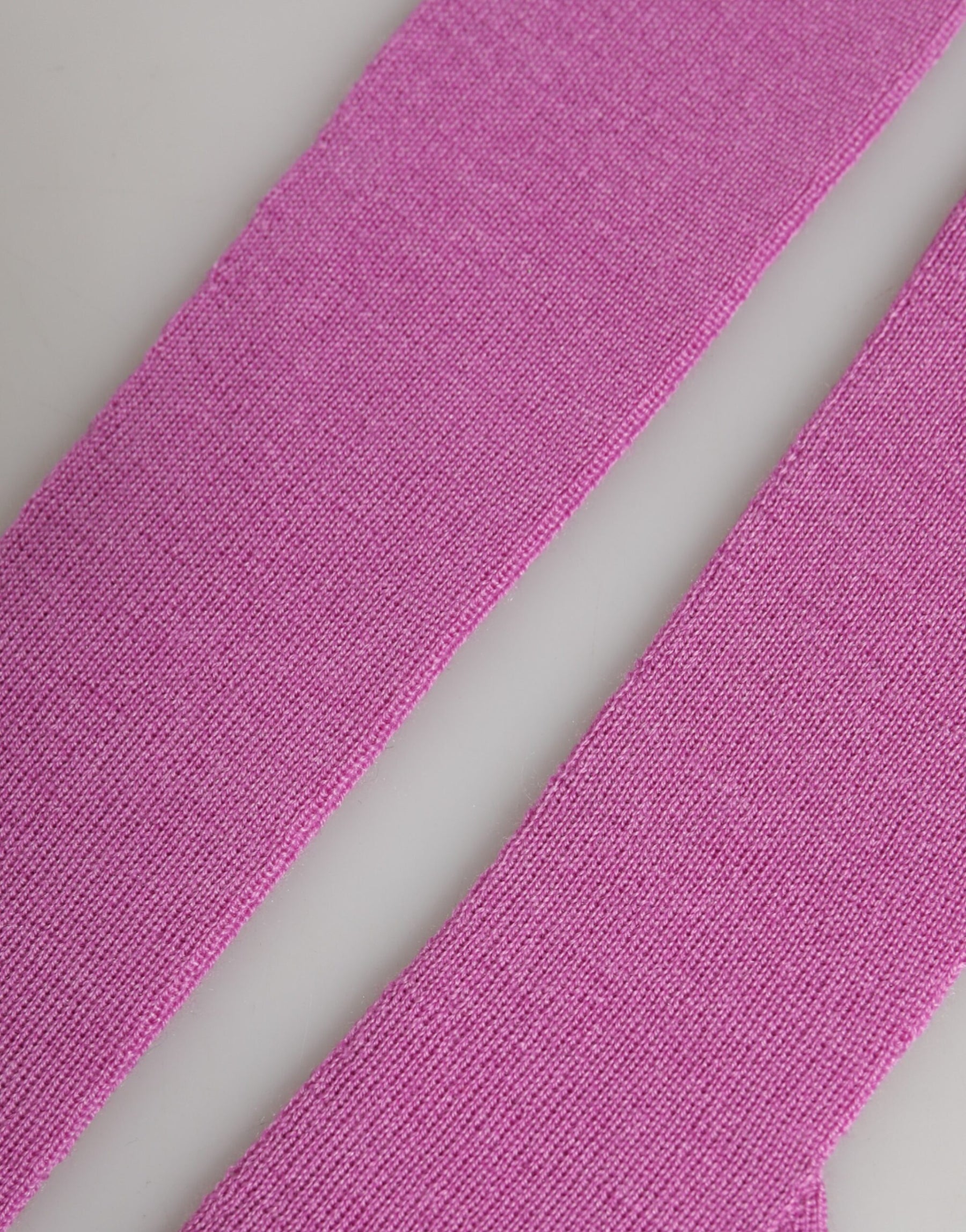 Dolce & Gabbana Pink Wool Fingerless Elbow Length Mitten Gloves | Regal Royce