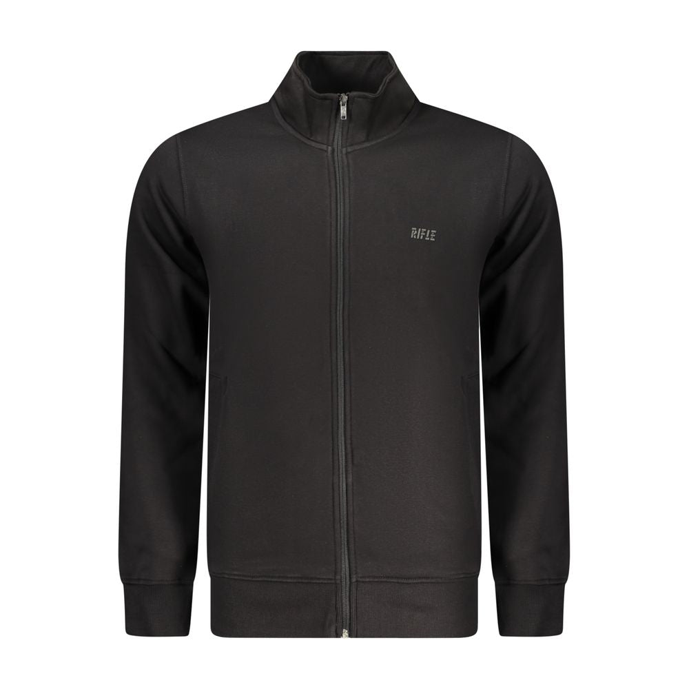 Rifle Black Cotton Men Sweatshirt | Regal Royce