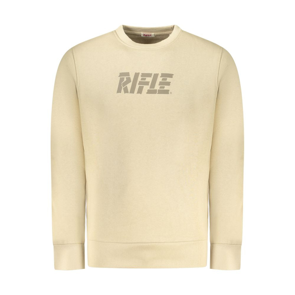 Rifle Beige Cotton Men Sweatshirt | Regal Royce