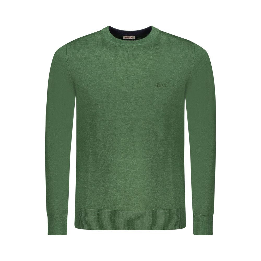 Rifle Green Wool Men Sweater | Regal Royce