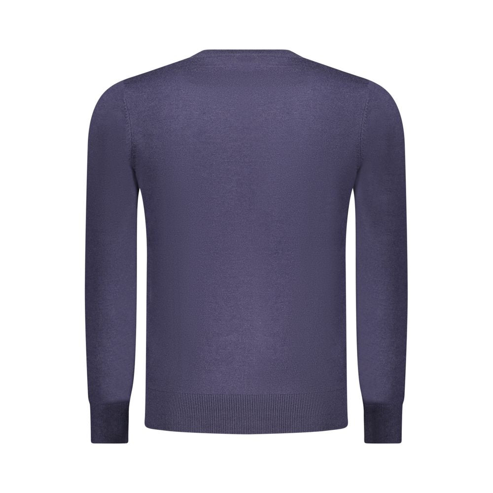 Rifle Blue Polyester Men's Sweater | Regal Royce