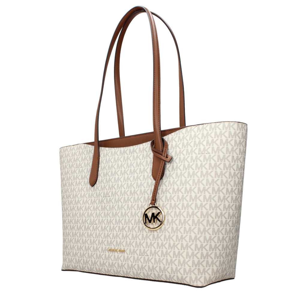 Michael Kors Beige Fabric Shoulder Bag